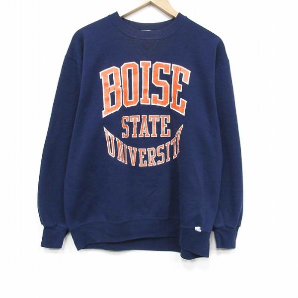 シ*ヤ様 90s〜 半袖スウェット L カレッジ L/古着 ラッセル 長袖 スウェット メンズ 90年代 90s BOISE カレッジ