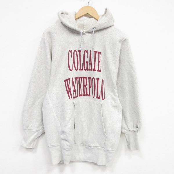 XL/古着 長袖 スウェット パーカー メンズ 90年代 90s COLGATE