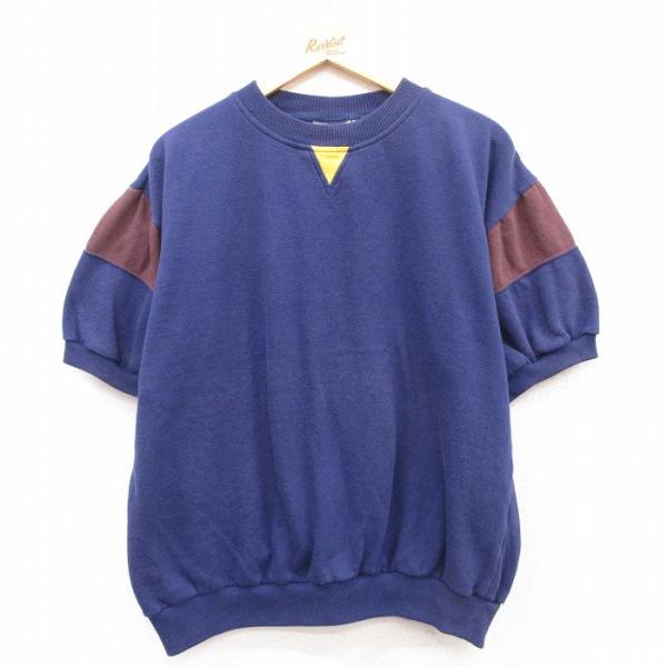 XL/古着 半袖 スウェット メンズ 90s 大きいサイズ クルーネック XL/古着 半袖 スウェット メンズ 90s 大きいサイズ クルーネック