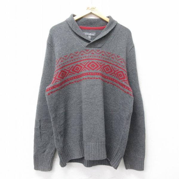 Eddie Bauer XL/古着 エディーバウアー 長袖 セーター メンズ 