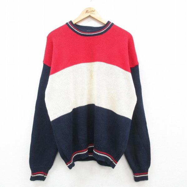 GAP（ギャップ） 【50%OFF】XL/古着 長袖 セーター メンズ クルー 