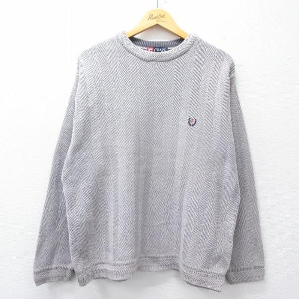 XL/古着 ラルフローレン チャップス 長袖 ブランド セーター メンズ 90