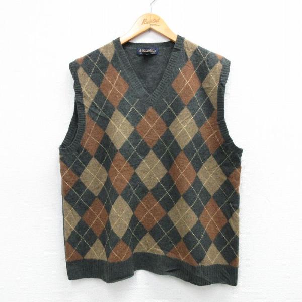 BROOKS BROTHERS（ブルックスブラザーズ） L/古着 ニット ベスト