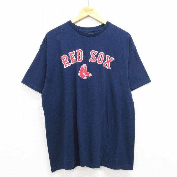 XL/古着 半袖 Tシャツ メンズ MLB ボストンレッドソックス コットン