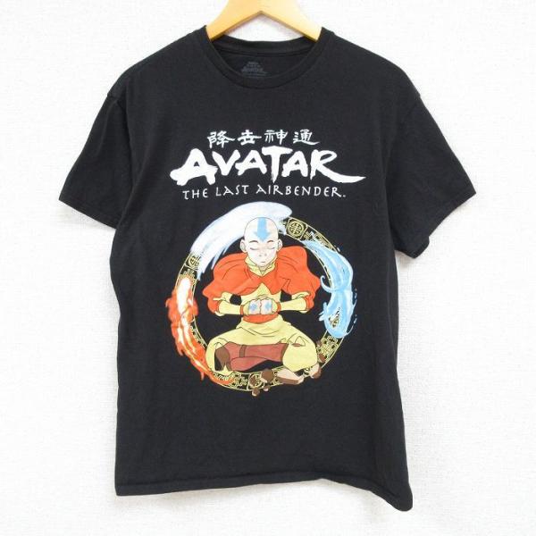 M/古着 半袖 Tシャツ メンズ アニメ アバター 伝説の少年アン コットン
