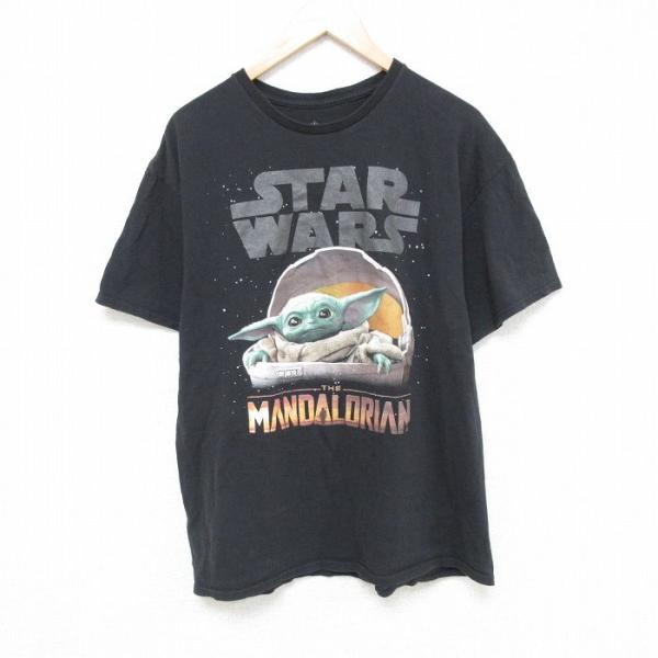 L/古着 半袖 Tシャツ メンズ スターウォーズ STAR WARS マンダロリアン