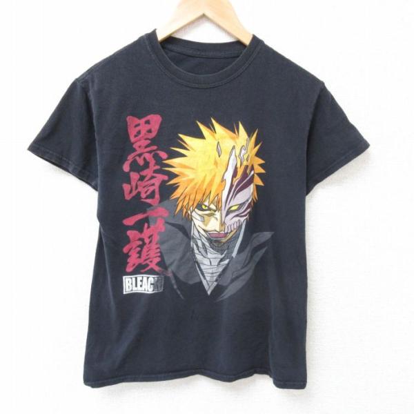 20%OFF】S/古着 半袖 Tシャツ メンズ アニメ ブリーチ 黒崎一護
