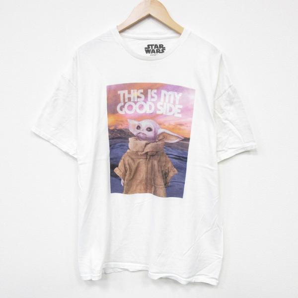 古着ヴィンテージスターウォーズ Tシャツ 半袖シャツカットソーXLドロイド STAR WARS（スター・ウォーズ） XL/古着 半袖 Tシャツ メンズ
