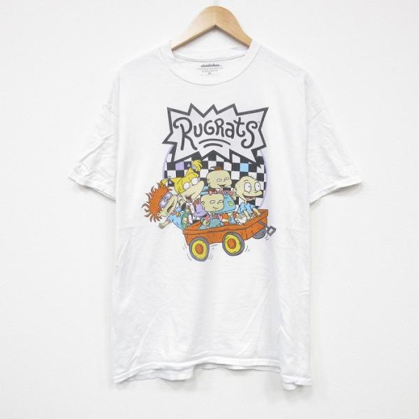 XL/古着 半袖 Tシャツ メンズ アニメ ニコロデオン ラグラッツ