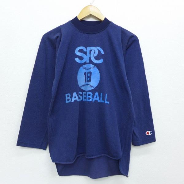 Champion M/古着 7分袖 ビンテージ Tシャツ 80s チャンピオン