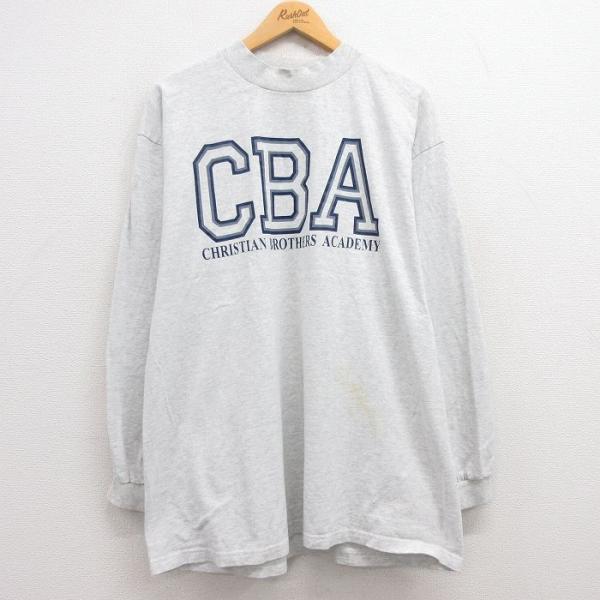 Lee（リー） XL/古着 長袖 ビンテージ Tシャツ メンズ 90s CBA 大きい