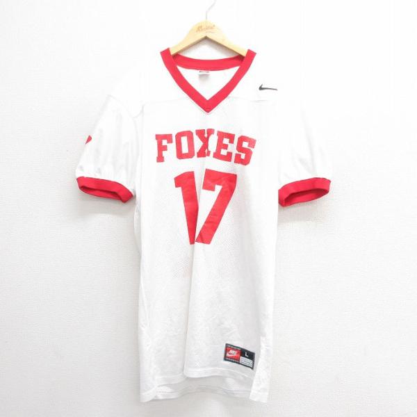 NIKE（ナイキ） XL/古着 半袖 ビンテージ フットボール Tシャツ メンズ