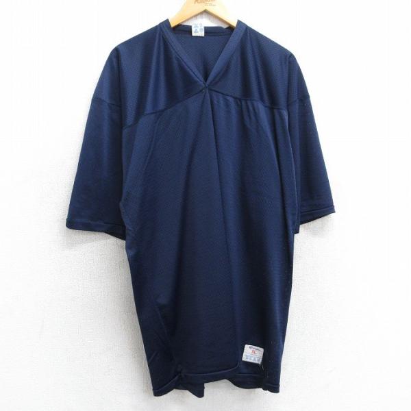Champion（チャンピオン） XL/古着 半袖 ビンテージ フットボール T