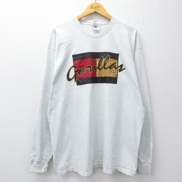 XL/古着 フルーツオブザルーム 長袖 ビンテージ Tシャツ メンズ 90年代