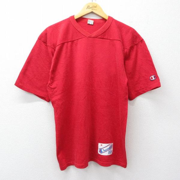 Champion（チャンピオン） M/古着 半袖 ビンテージ フットボール T