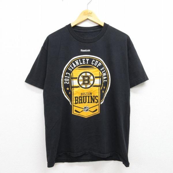 L/古着 リーボック 半袖 ブランド Tシャツ メンズ NHL ボストンブルーインズ ワンポイントロゴ クルーネック 黒 ブラック アイスホッケー 2  :tsbd22054027:古着屋RUSHOUT - 通販 - Yahoo!ショッピング