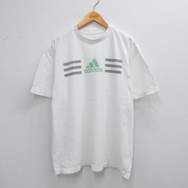 adidas（アディダス） XL/古着 半袖 ブランド Tシャツ メンズ