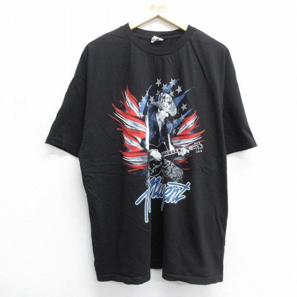 XL/古着 半袖 ロック バンド Tシャツ メンズ テッドニュージェント