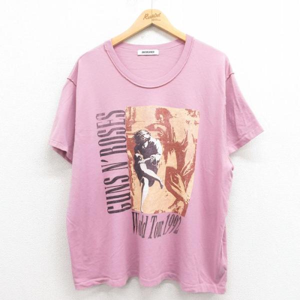 XL/古着 半袖 ロック バンド Tシャツ メンズ ガンズアンドローゼズ
