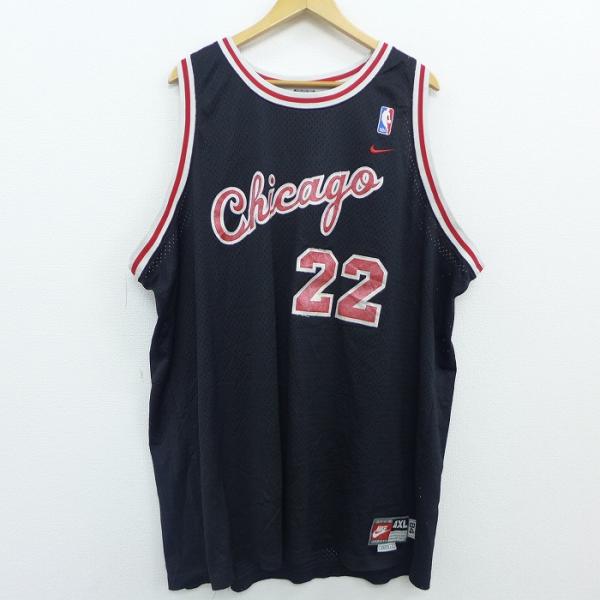 XL/古着 ビンテージ タンクトップ 00s ナイキ NIKE NBA シカゴブルズ ジェイウィリアムス 大きいサイズ クルーネック ロング丈 黒 ブラック ユニフォーム バスケ :tstp20052500:古着屋RUSHOUT 通販 00s NIKE ナイキ アメリカ代表 USA タンクトップ