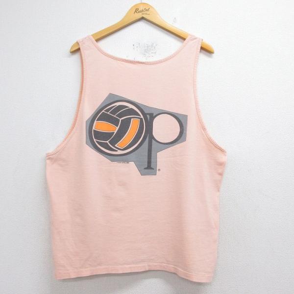 古着 ビンテージ 90s シンプル simple ピンクタンクトップ 美品 XL/古着 オーシャンパシフィック OP ビンテージ タンクトップ メンズ