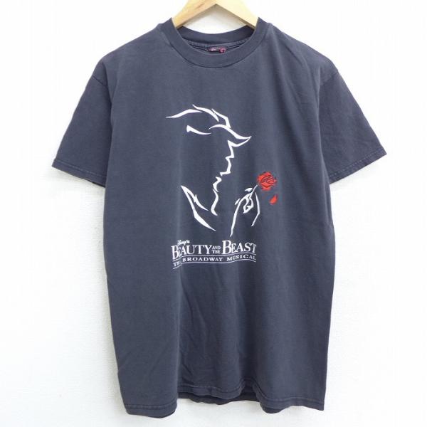 L/古着 半袖 ビンテージ Tシャツ 00s ディズニー DISNEY ナイトメア