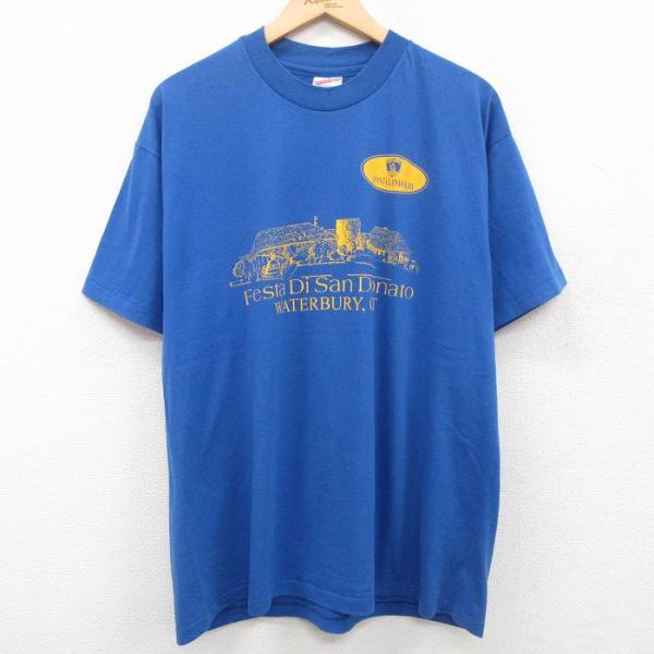 XL/古着 ヘインズ 半袖 ビンテージ Tシャツ メンズ 90s Festa Di San 