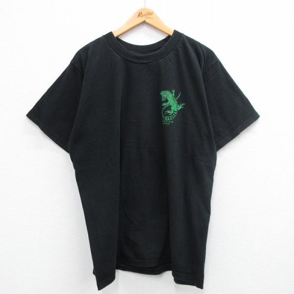 XL/古着 半袖 ビンテージ Tシャツ メンズ 00s カンクン イグアナ  