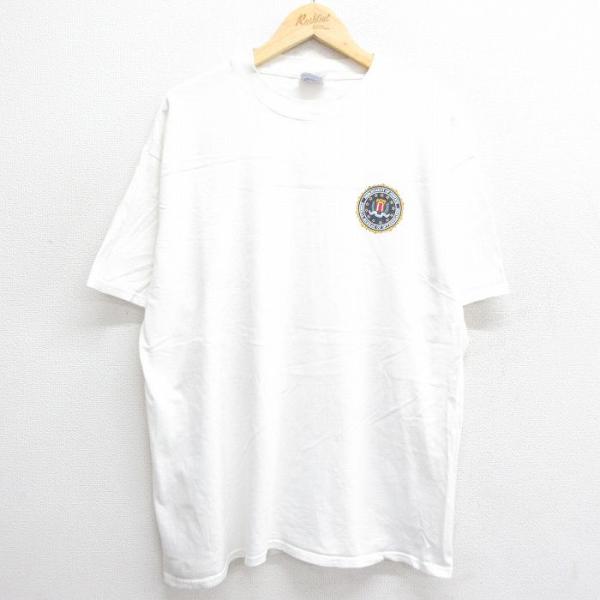 Hanes(ヘインズ) 00s 企業プリントTシャツ Do more with less メンズ JPN：XL 【中古】【ブランド古着バズストア】 Hanes（ヘインズ） 【50%OFF】XL/古着 半袖 ビンテージ Tシャツ メンズ