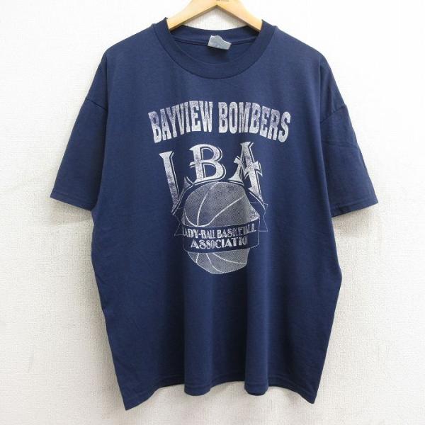 Hanes バスケットボール選手 Tシャツ Lサイズ Hanes（ヘインズ） XL/古着 半袖 ビンテージ Tシャツ メンズ 00s