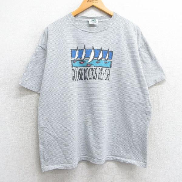 XL/古着 半袖 ビンテージ Tシャツ メンズ 90s ヨット グース XL/古着 半袖 ビンテージ Tシャツ メンズ 90s ヨット グース