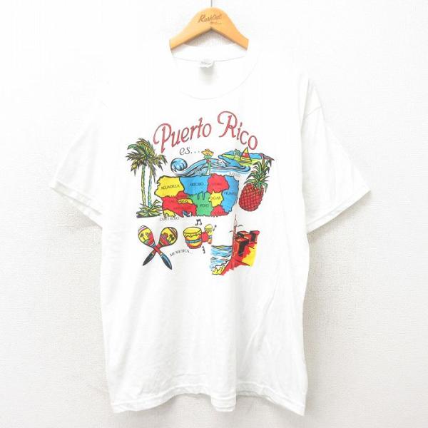 XL/古着 半袖 ビンテージ Tシャツ メンズ 00s プエルトリコ 大きい