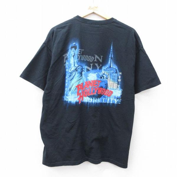 XL/古着 半袖 ビンテージ Tシャツ メンズ 00s プラネットハリウッド