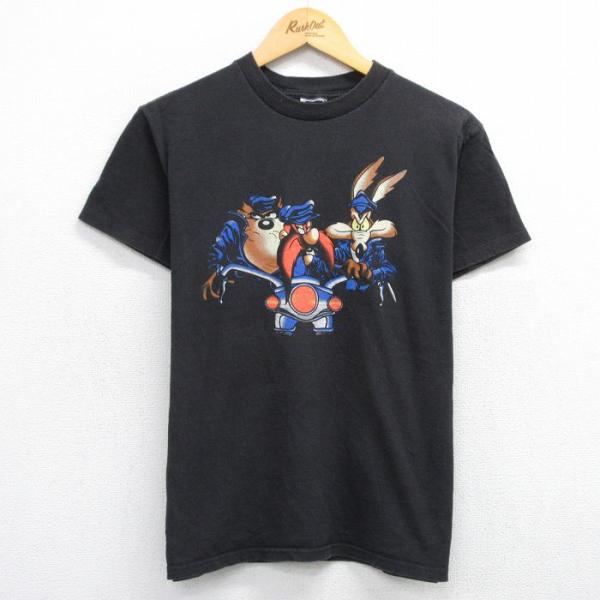 ジャイアント★90s NFL ルーニーチューンズ ヴィンテージ Tシャツ XL 古着Tシャツ】キャラクター 90s ROONEY TUNES タズマニアン・デビル
