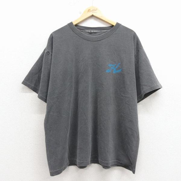 XL/古着 半袖 ビンテージ Tシャツ メンズ 90年代 90s H クルーネック