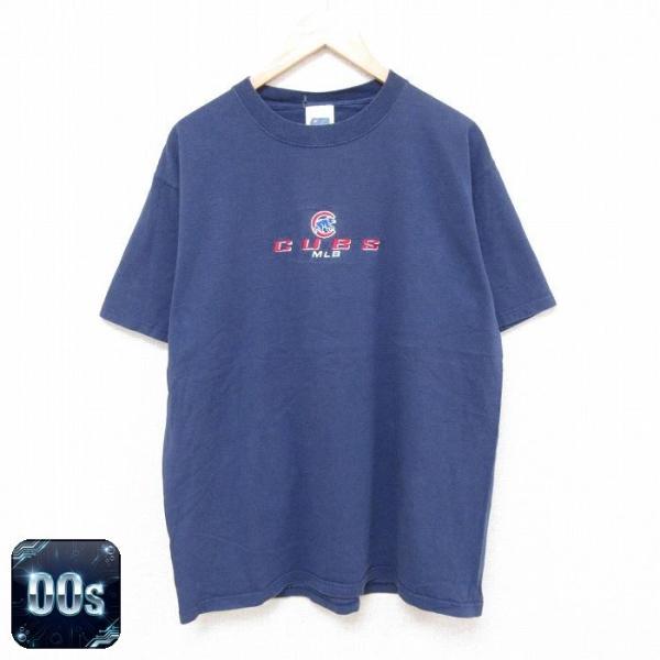 MLB XL/古着 半袖 ビンテージ Tシャツ メンズ 00s MLB シカゴカブス