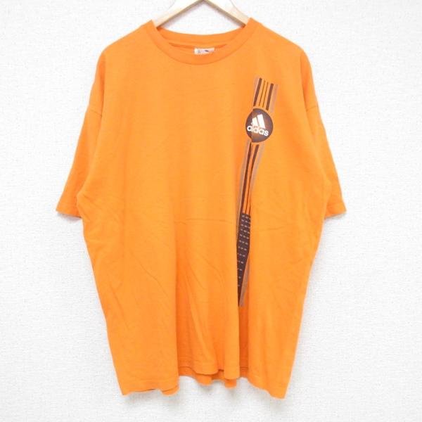  メンズ Lサイズ Ｔシャツ アディダス ビンテージ adidas（アディダス） XL/古着 半袖 ビンテージ Tシャツ メンズ 90s