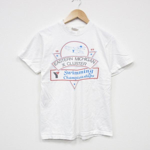 その他ブランド / Tシャツ/S/コットン/WHT/80S Hanes S/古着 ヘインズ 半袖 ビンテージ Tシャツ メンズ 80s ミシガン
