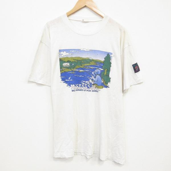 XL/古着 半袖 ビンテージ Tシャツ メンズ 90s 釣り 大きいサイズ
