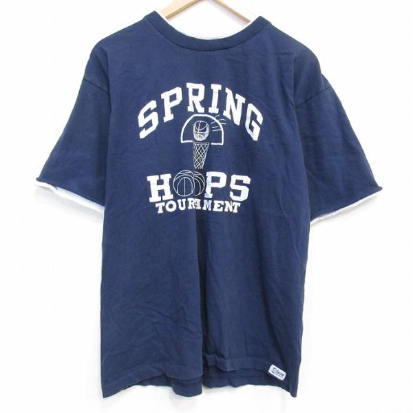 XL/古着 半袖 ビンテージ Tシャツ メンズ 90年代 90s バスケットボール