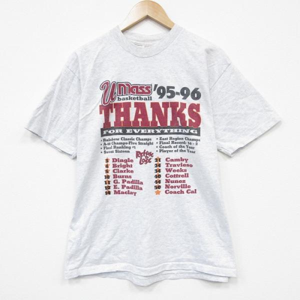 L/古着 半袖 ビンテージ Tシャツ メンズ 90年代 90s バスケットボール