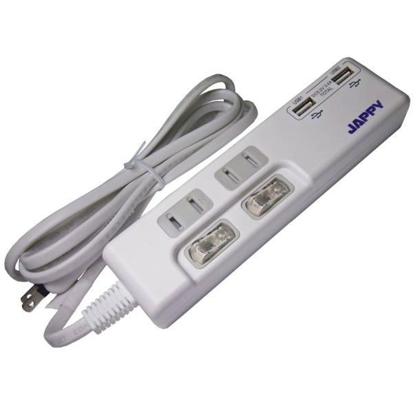 JAPPY（ジャッピー） （10セット入） JAPPY USB充電ポート付タップ