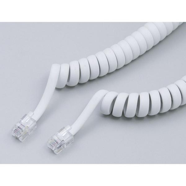 他サイト： ELPA 朝日電器 TEL用 受話器コード 0.3m 4901087181636 TEW-J003の商品画像