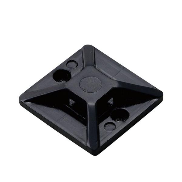 他サイト： ELPA 朝日電器 結束バンドベース 4901087206636 KBB-N2010P(BK)の商品画像