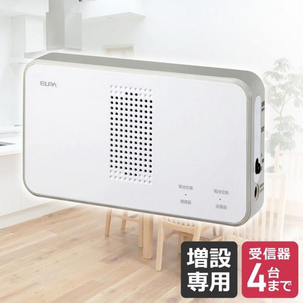 他サイト： ELPA 朝日電器 ワイヤレスチャイム受信器 4901087213986 EWS-P50の商品画像