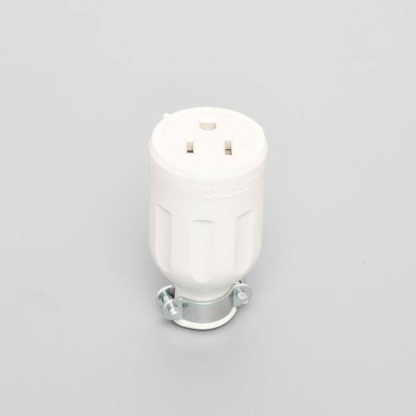 アメリカン電機 7114GR-IVコードコネクタボディ 白 4948265615187
