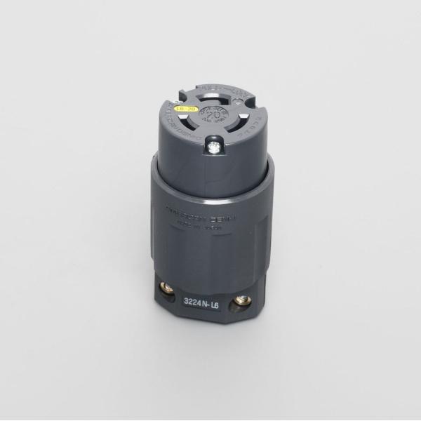 アメリカン電機 3224N-L6 引掛形 コネクタボディ 4948265619437