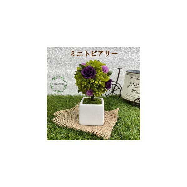 ■ 容量　プリザーブドフラワー【プティシュシュ/パープル】1個　　商品サイズ：約W9×D9×H15.5cm　ケースサイズ：W12×D12×H16cm■ 配送について　ご入金確認後、2週間程で発送いたします。　※配送対象外【離島・北海道・沖縄...