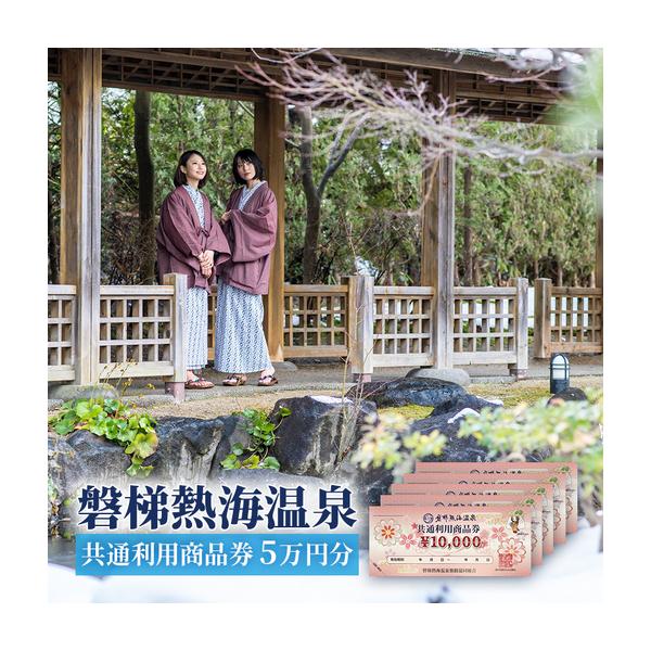ふるさと納税 【磐梯熱海温泉】共通利用商品券（5万円分） 旅行 美肌の