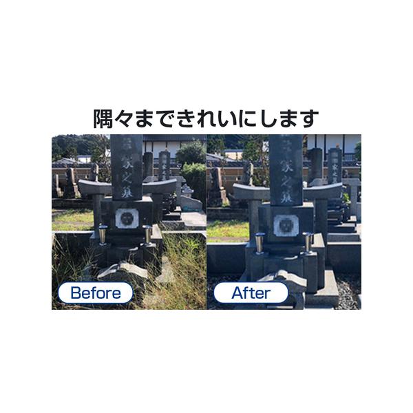 ■ 容量　お墓清掃代行チケット×1　作業案内書×1■ 配送について　ご寄付納入確認後、１ヶ月程度で発送いたします。　タイプ：【常温】